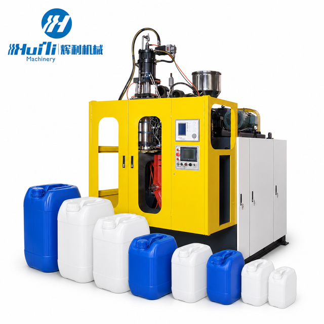 Machines de moulage par soufflage par extrusion entièrement automatiques pour bouteilles d'huile moteur et bidons de détergent