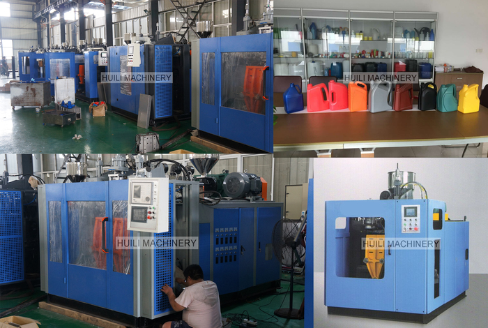 Machine de moulage par extrusion-soufflage de bouteille de d&eacute;tergent HDPE PP