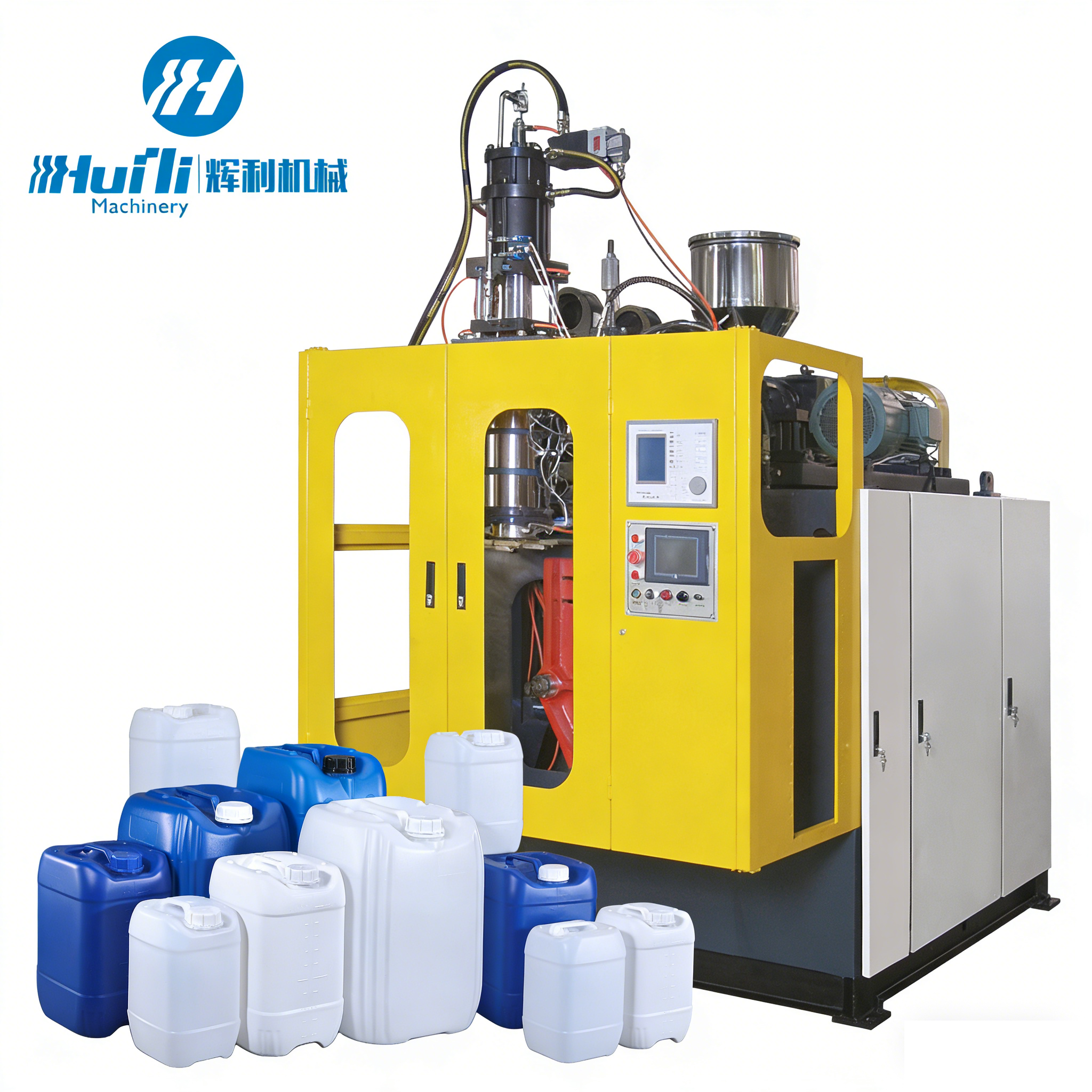 Machines de moulage par extrusion-soufflage fiables pour produits creux en plastique